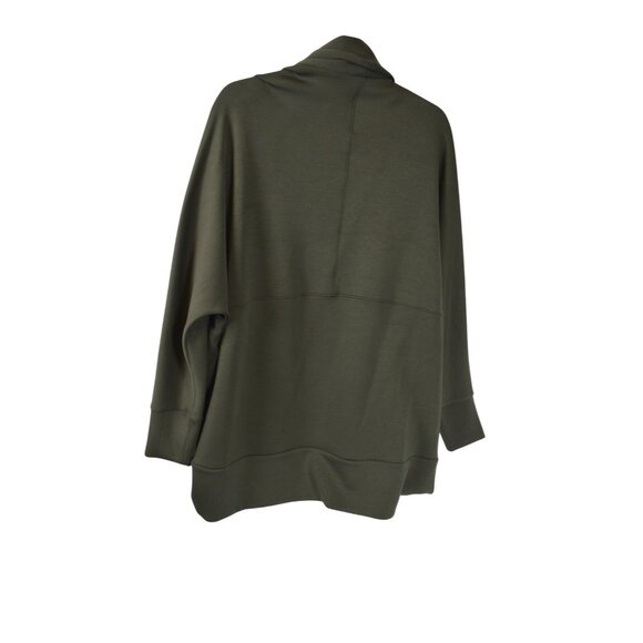 Spanx Airluxe Green Cocoon Open Front Cardigan M/L Modal Blend Lightweight Cozy - Picture 5 of 5